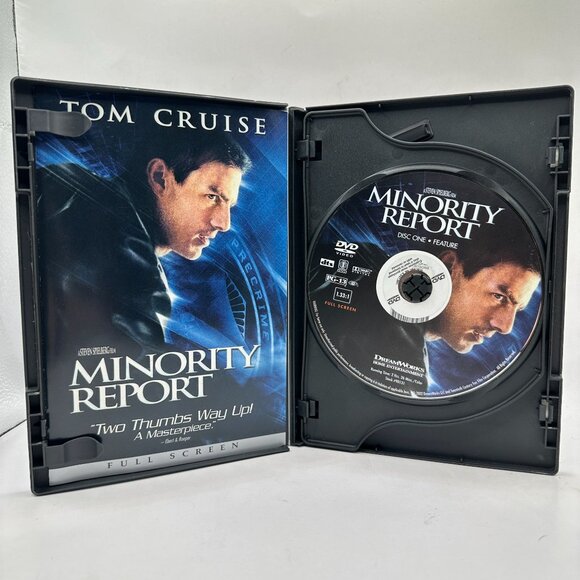 Minority Report DVD Full Screen Tom Cruise Sci-Fi Thriller Rated PG-13 - Picture 3 of 4
